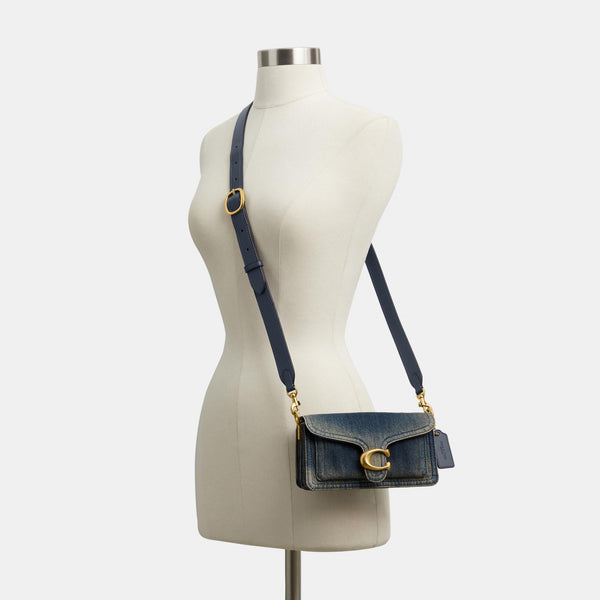 Tabby Shoulder Bag 20 In Regenerative Cotton Denim
