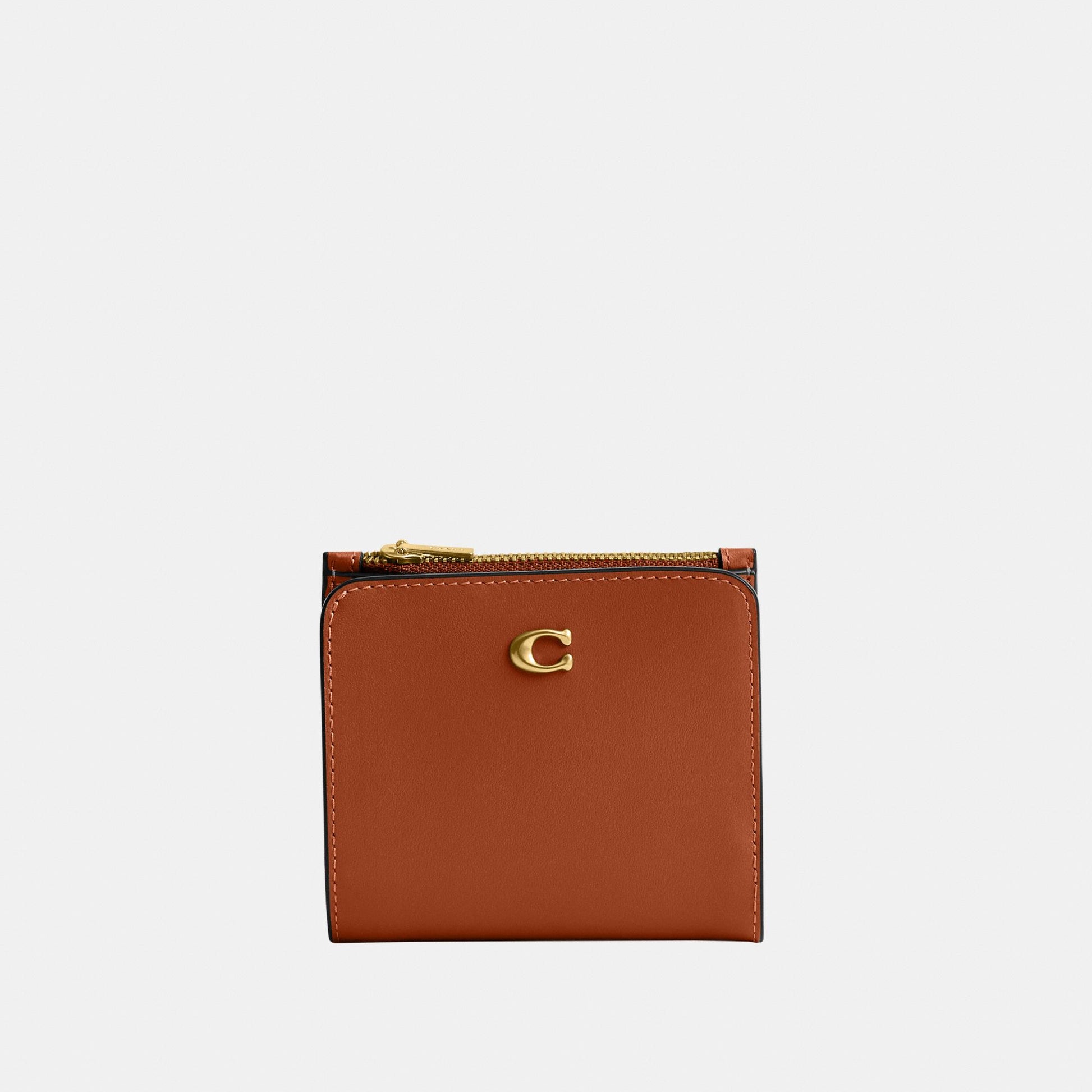 CCY13-Essential Slim Billfold Wallet-B4/Amber Brown