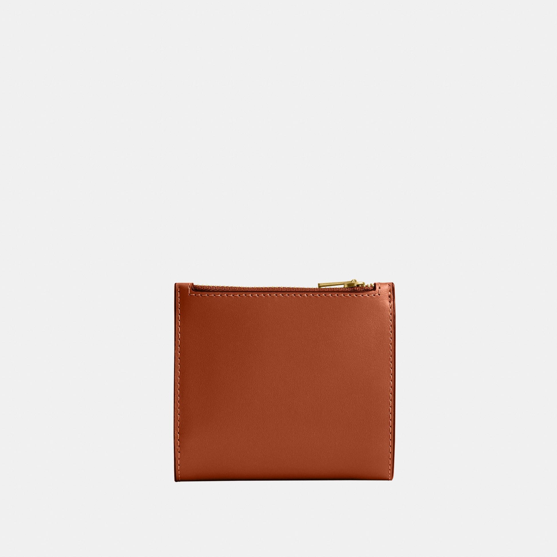 CCY13-Essential Slim Billfold Wallet-B4/Amber Brown
