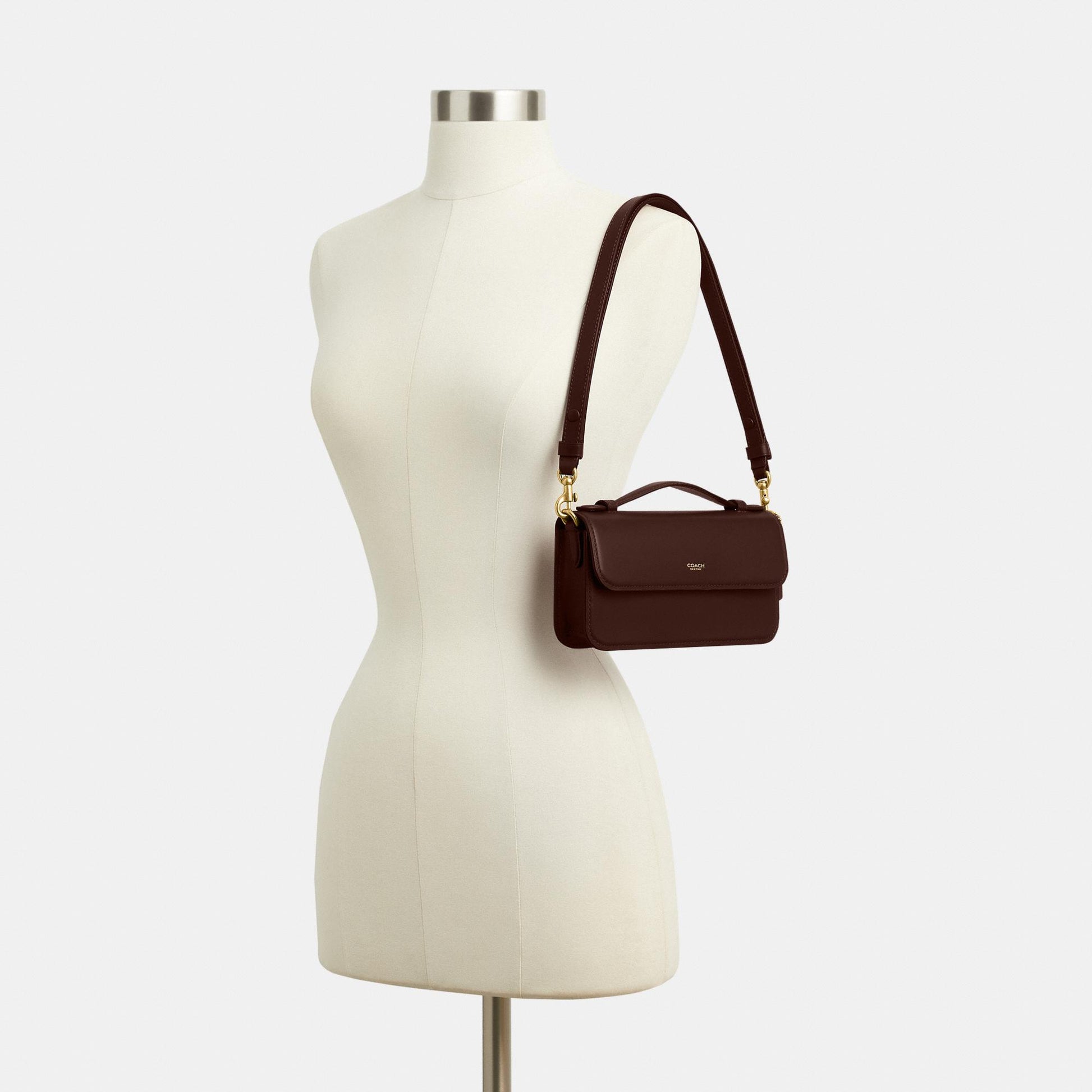 CCY30-Elora Top Handle Crossbody Bag-B4/Maple