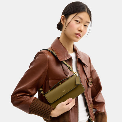 CCY30-Elora Top Handle Crossbody Bag-B4/Muted Olive