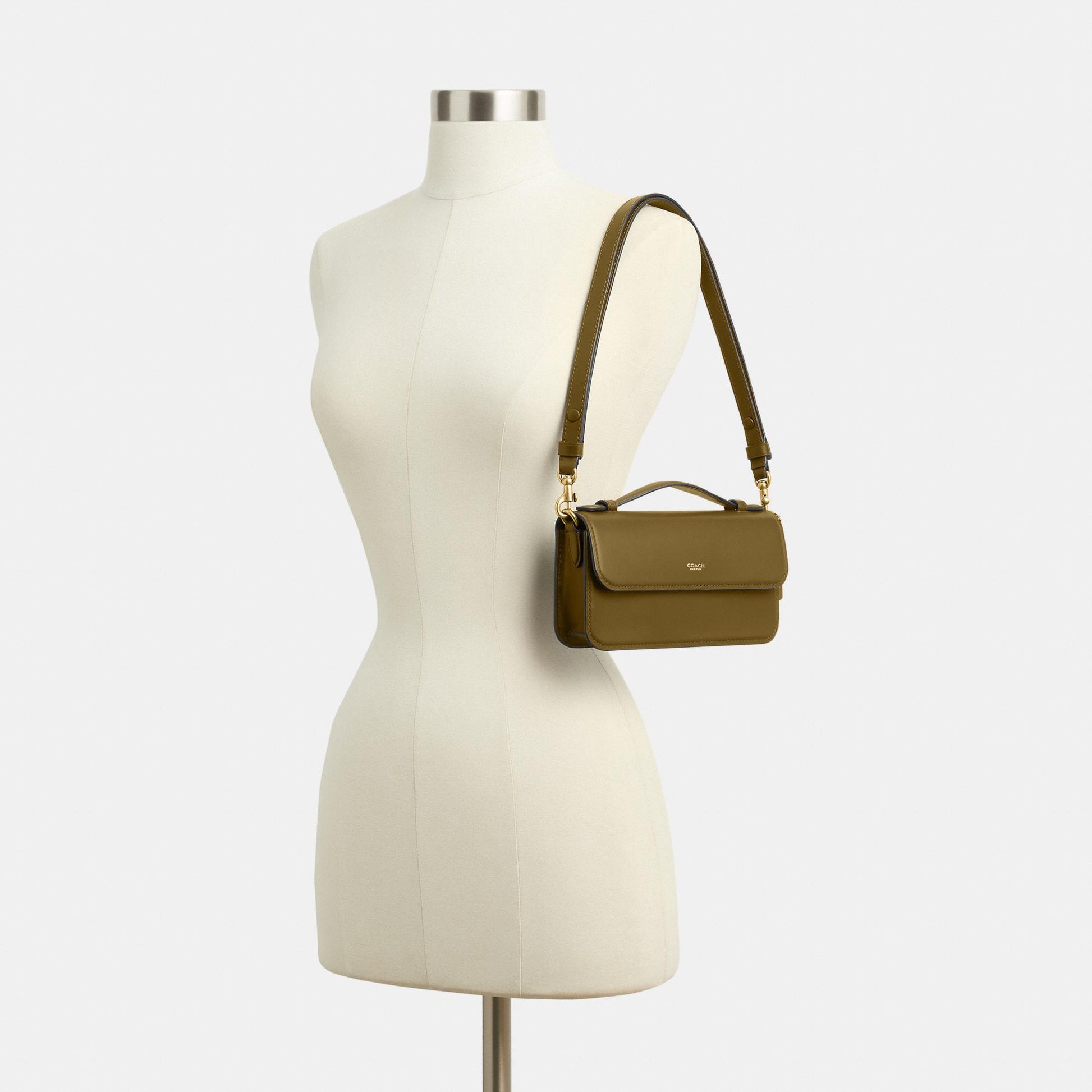 CCY30-Elora Top Handle Crossbody Bag-B4/Muted Olive