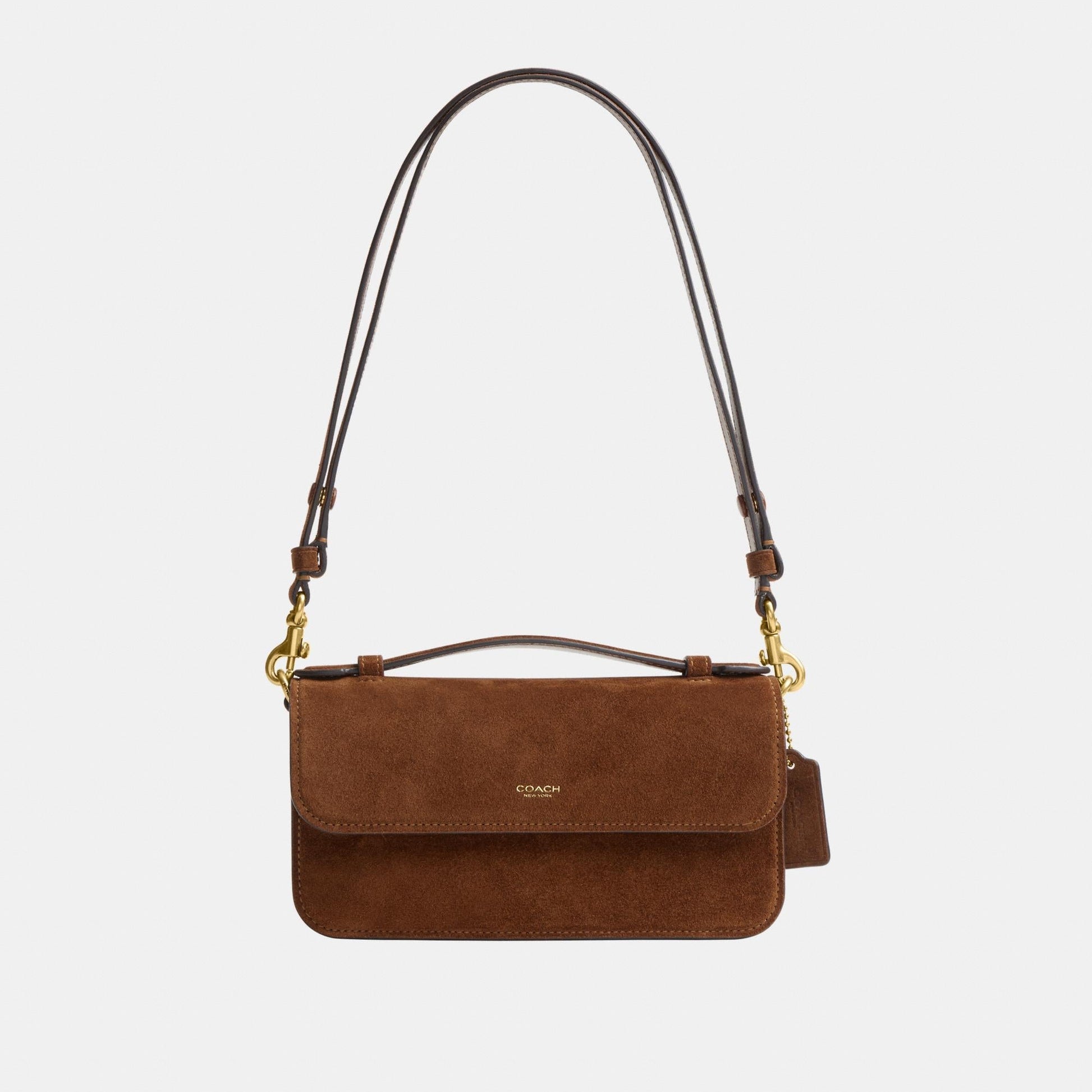 CCY31-Elora Top Handle Crossbody Bag-B4/Warm Brown