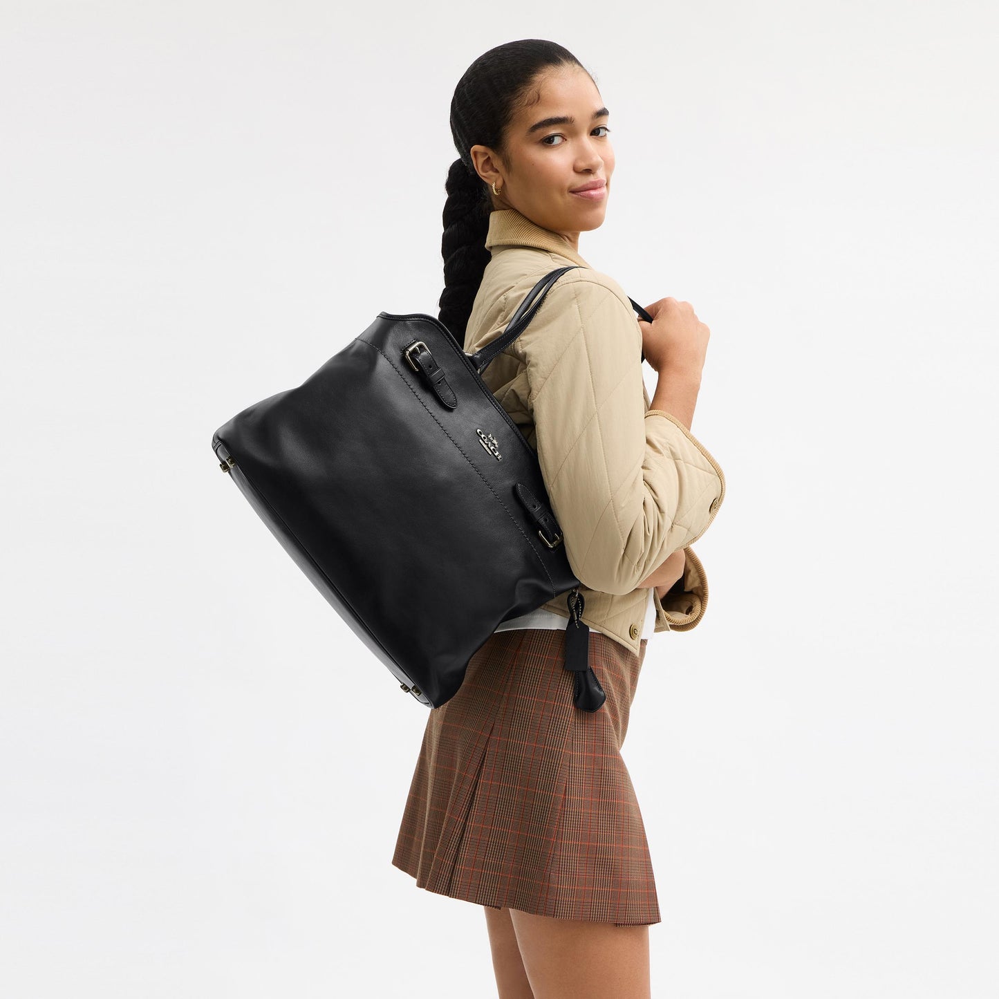 CCZ07-Easton Tote Bag-Qb/Black