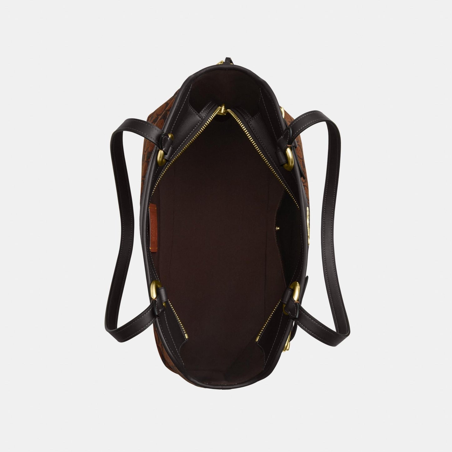 CCZ08-Easton Tote Bag In Signature Chenille-Im/Truffle