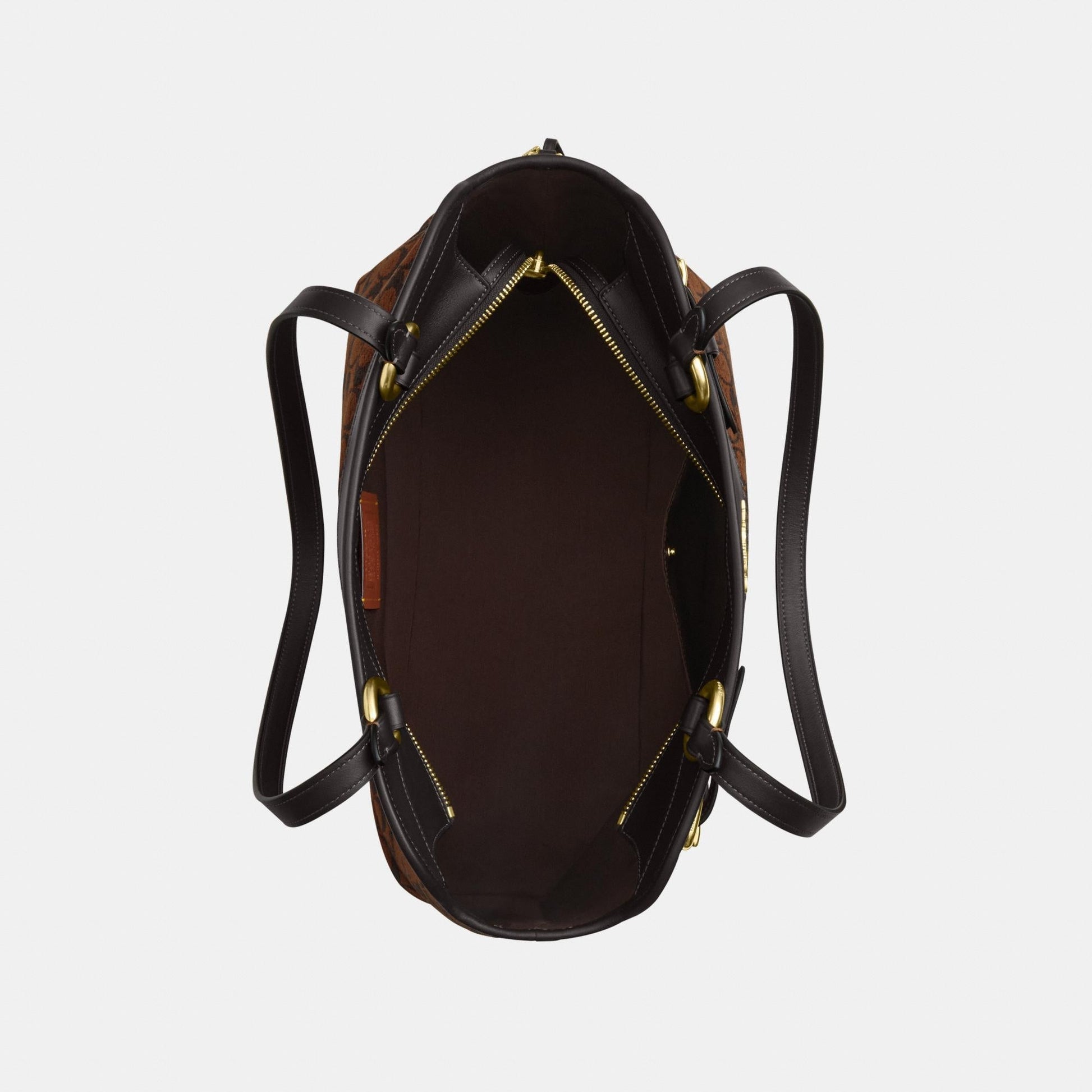 CCZ08-Easton Tote Bag In Signature Chenille-Im/Truffle