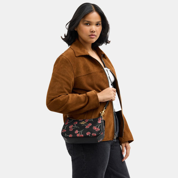 Teri Shoulder Bag with Cherry Print