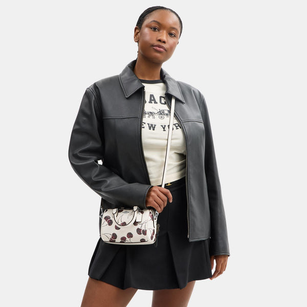 Mini Rowan Crossbody Bag with Cherry Print