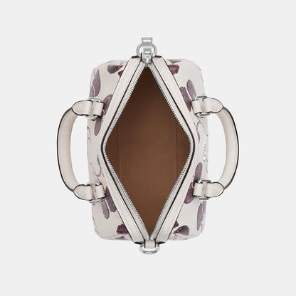 CCZ20-Mini Rowan Crossbody Bag with Cherry Print-Sv/Chalk Multi