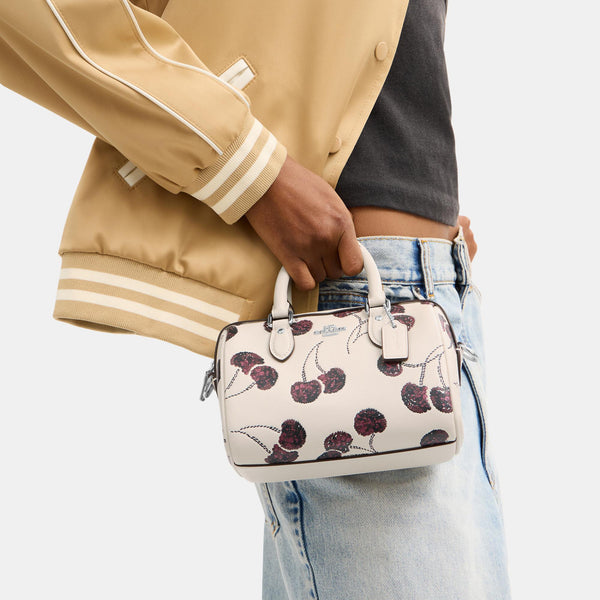 Mini Rowan Crossbody Bag with Cherry Print