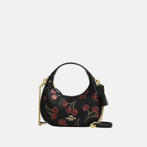 Carmen Mini Crossbody Bag with Cherry Print