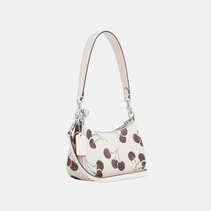 CCZ23-Teri Mini Crossbody Bag with Cherry Print-Sv/Chalk Multi