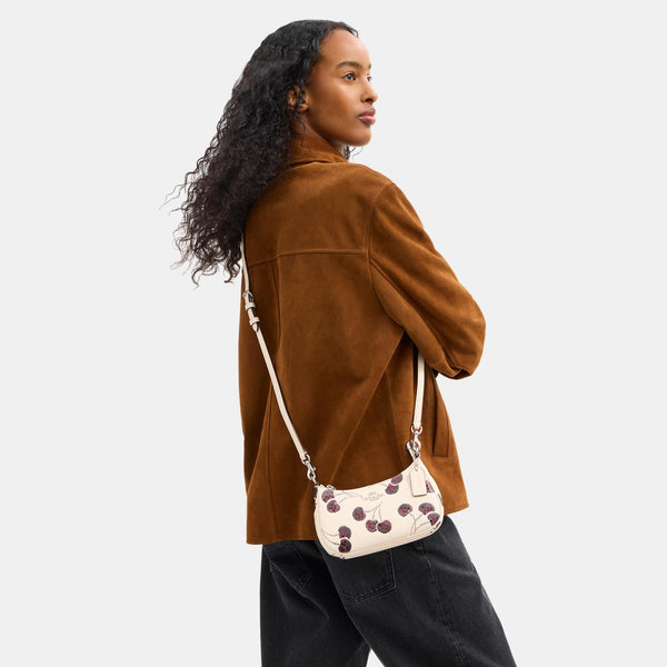 Teri Mini Crossbody Bag with Cherry Print
