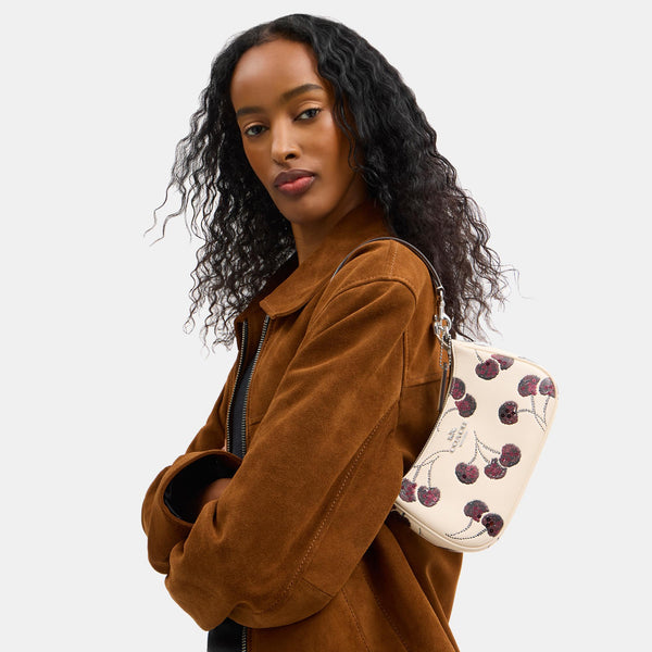 Teri Mini Crossbody Bag with Cherry Print