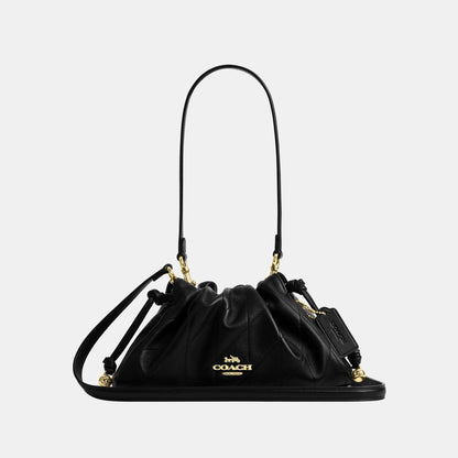 CCZ54-Faye Shoulder Bag with Quilting-Im/Black
