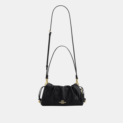 CCZ54-Faye Shoulder Bag with Quilting-Im/Black
