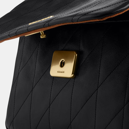 CCZ62-Elodie Crossbody Bag With Quilting-Im/Black