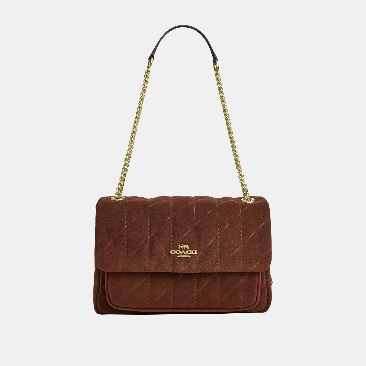 CCZ63-Elodie Crossbody Bag with Quilting-Im/Vintage Brown/Maple