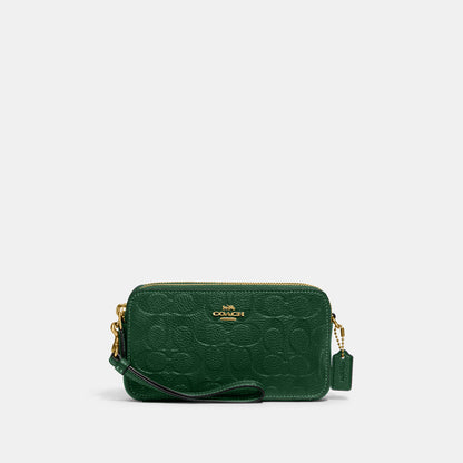CD787-Kira Crossbody In Signature Leather-B4/Dark Pine