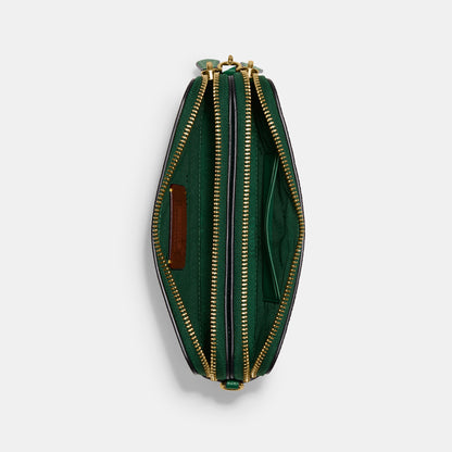 CD787-Kira Crossbody In Signature Leather-B4/Dark Pine
