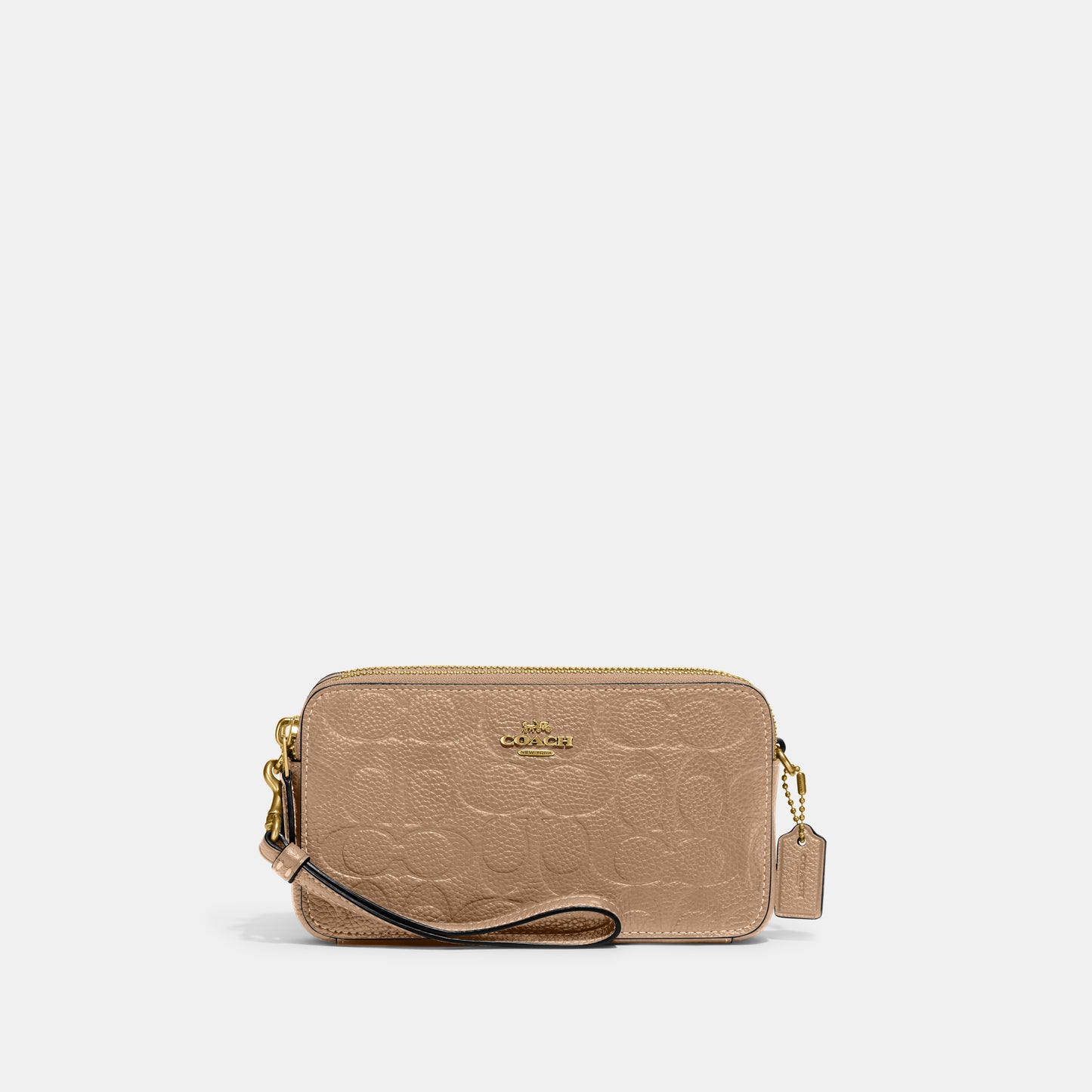 CD787-Kira Crossbody In Signature Leather-B4/Taupe
