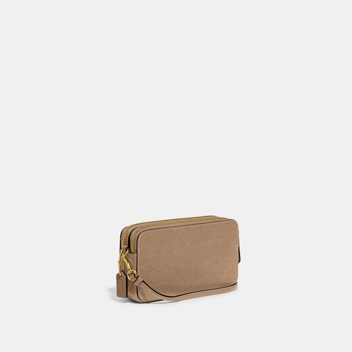 CD787-Kira Crossbody In Signature Leather-B4/Taupe