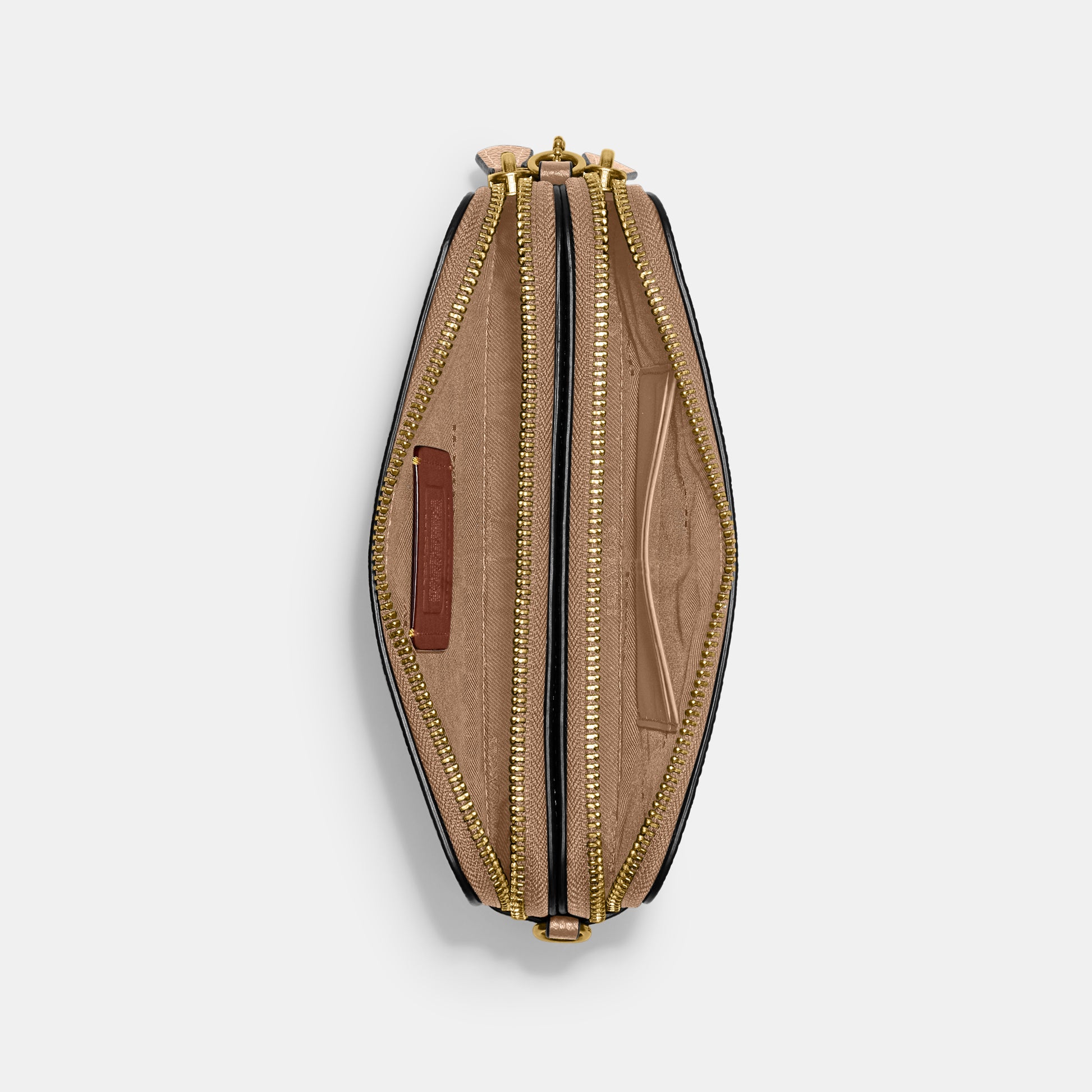 CD787-Kira Crossbody In Signature Leather-B4/Taupe
