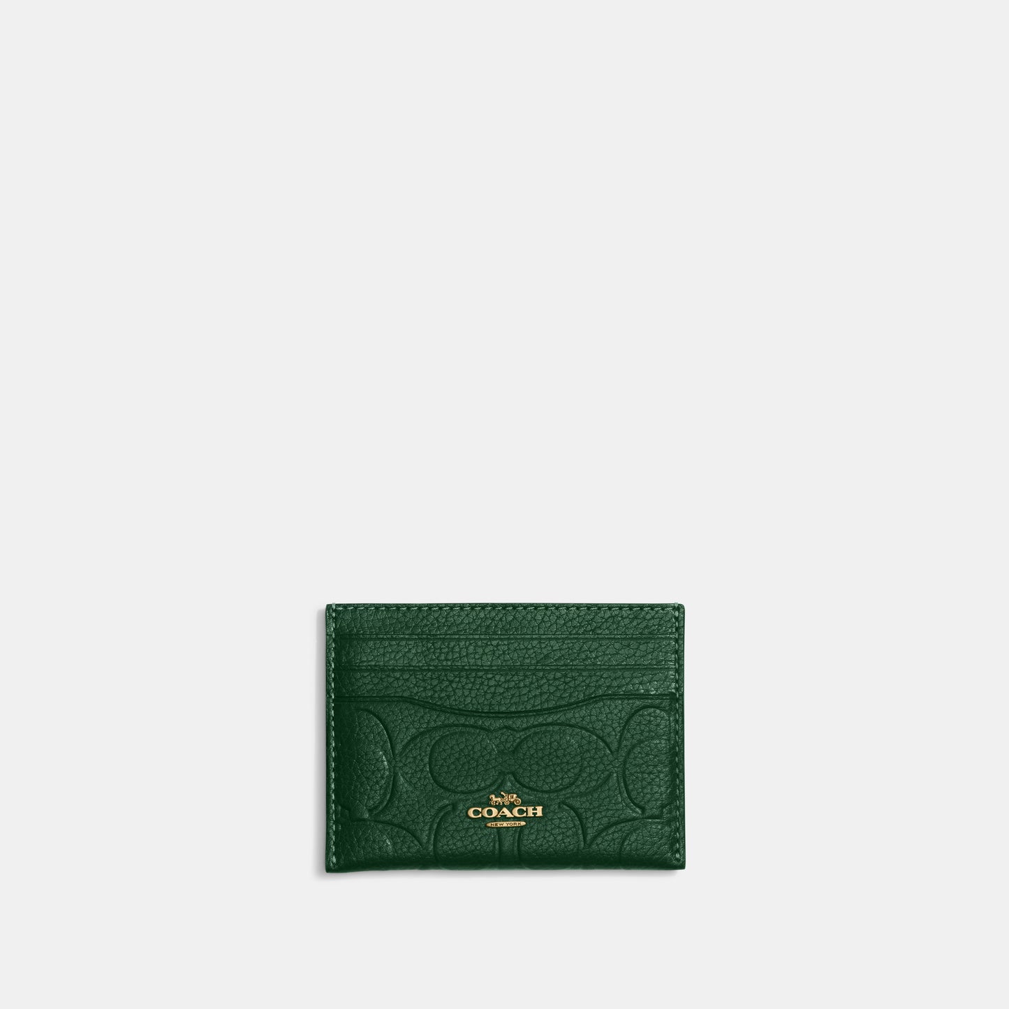 CD788-Card Case In Signature Leather-B4/Dark Pine