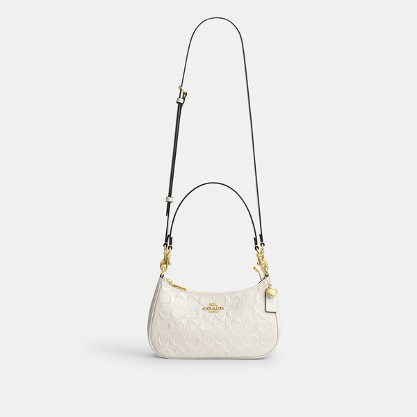 Teri Shoulder Bag In Signature Leather With Heart Charm
