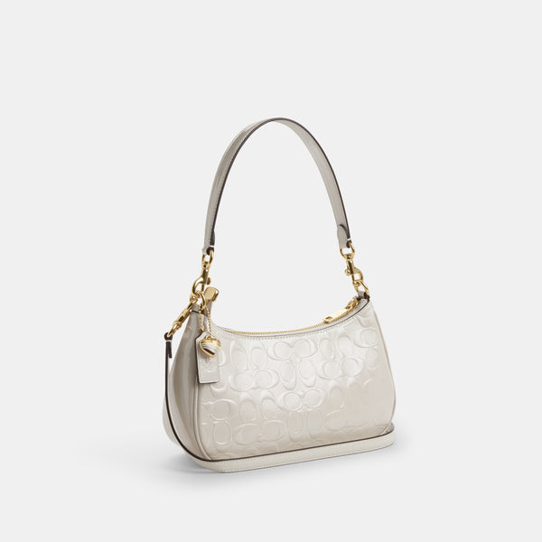 Teri Shoulder Bag In Signature Leather With Heart Charm