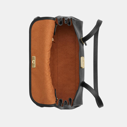 CDB04-Rfn Pbbl Brdgt Shb-Im/Black