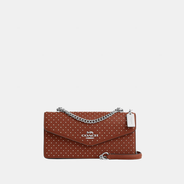 Klare Envelope Crossbody Bag with Rivets