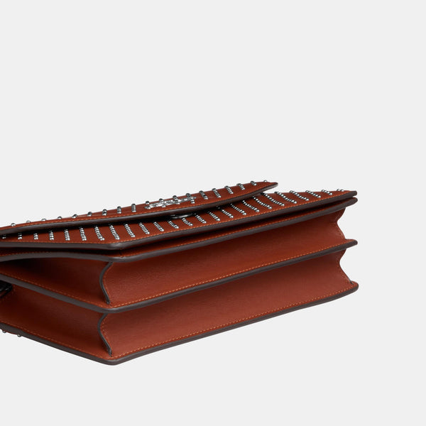 Klare Envelope Crossbody Bag with Rivets