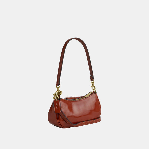 Ashton Mini Shoulder Bag in Glazed Leather