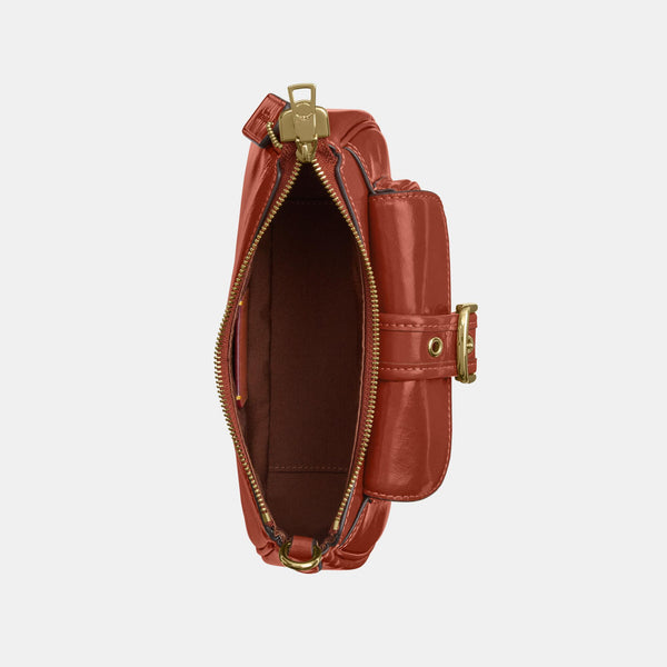 Ashton Mini Shoulder Bag in Glazed Leather