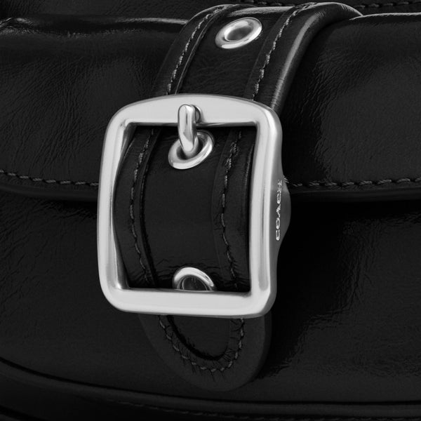 Ashton Mini Shoulder Bag in Glazed Leather