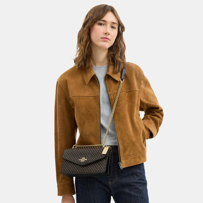 CDB22-Horse and Carriage Sweatshirt-Im/Walnut/Black Multi