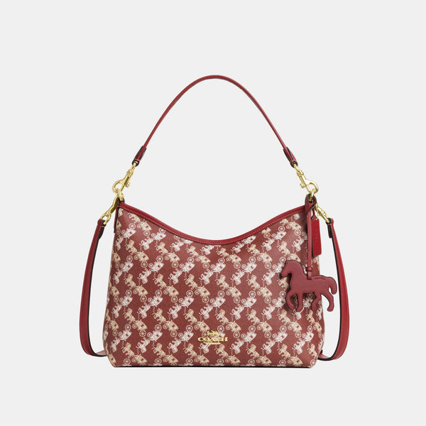 Laurel Shoulder Bag With Horse And Carriage Print