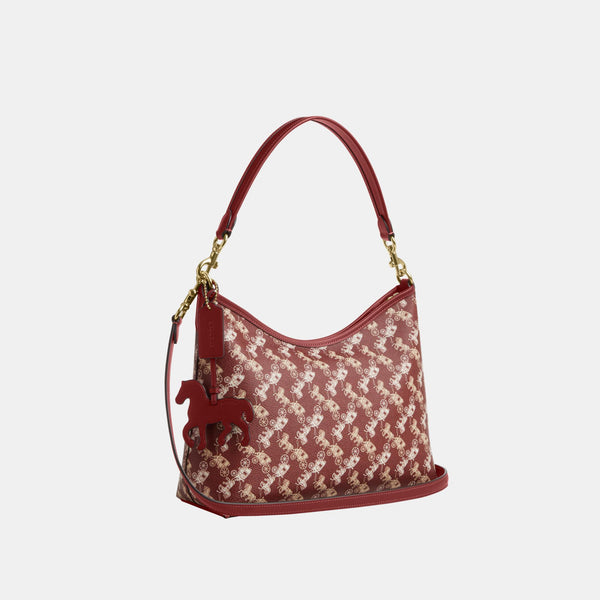 Laurel Shoulder Bag With Horse And Carriage Print