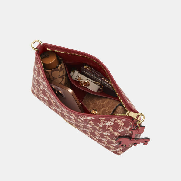 Laurel Shoulder Bag With Horse And Carriage Print