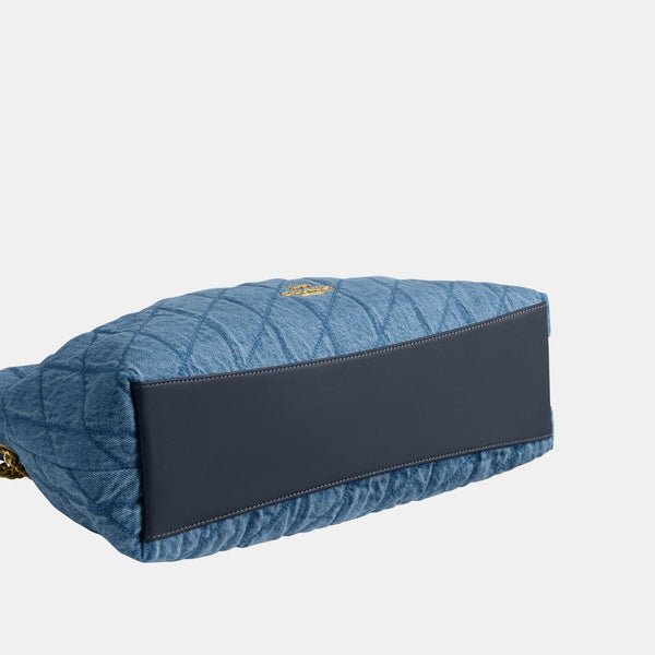 Evelyn Shoulder Bag in Regenerative Cotton with Quilting