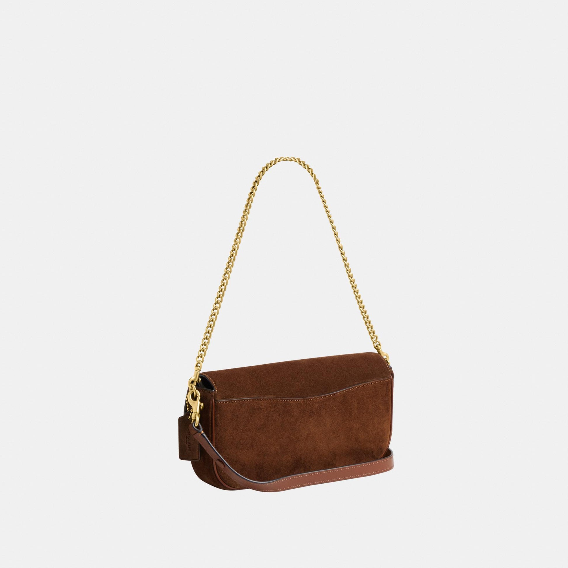 CDD05-Brook Flap Chain Bag-B4/Warm Brown