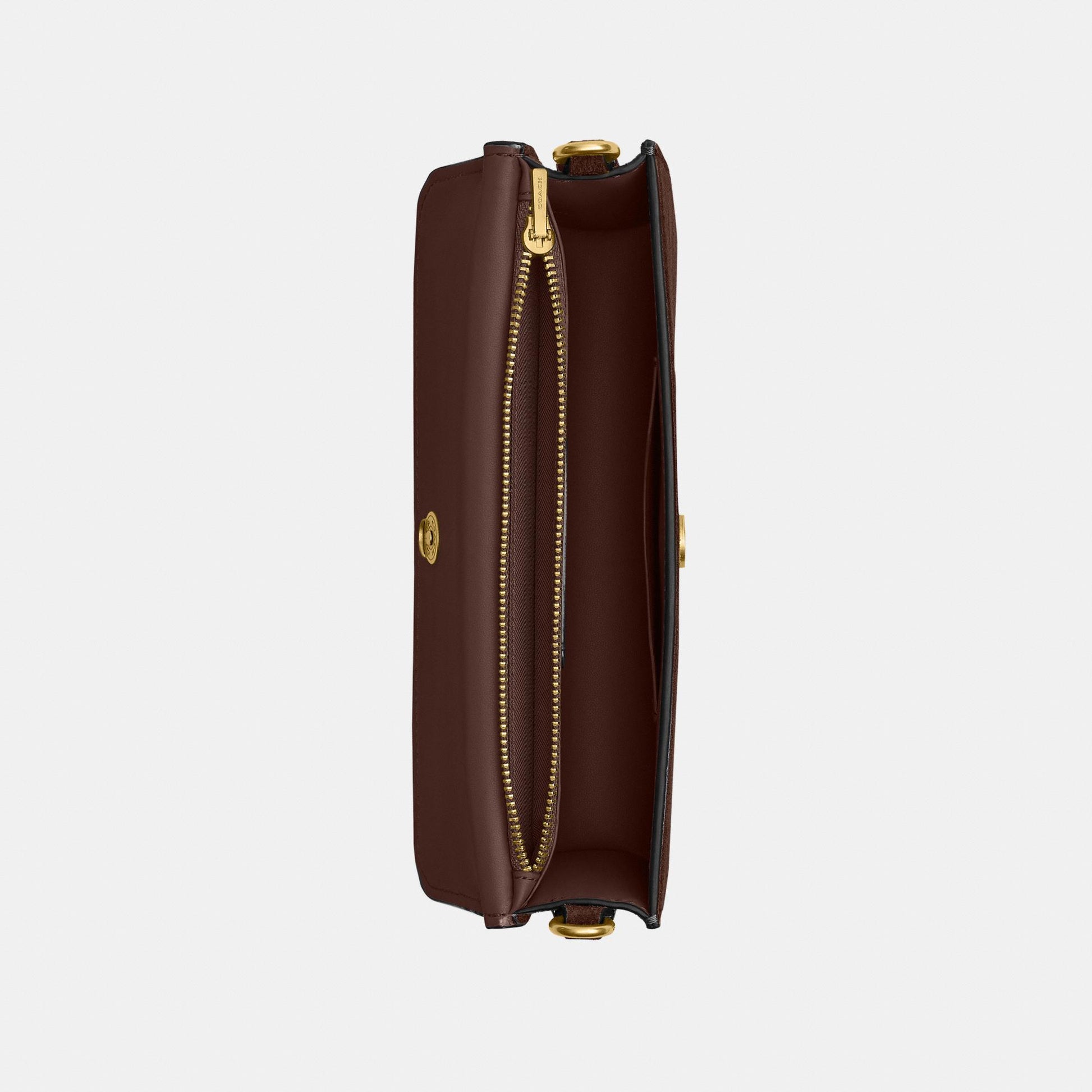 CDD59-Suede Elora Top Handle Crossbody Bag-B4/Dark Chocolate