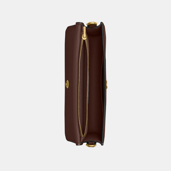 Suede Elora Top Handle Crossbody Bag
