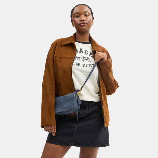 Suede Waverly Bag