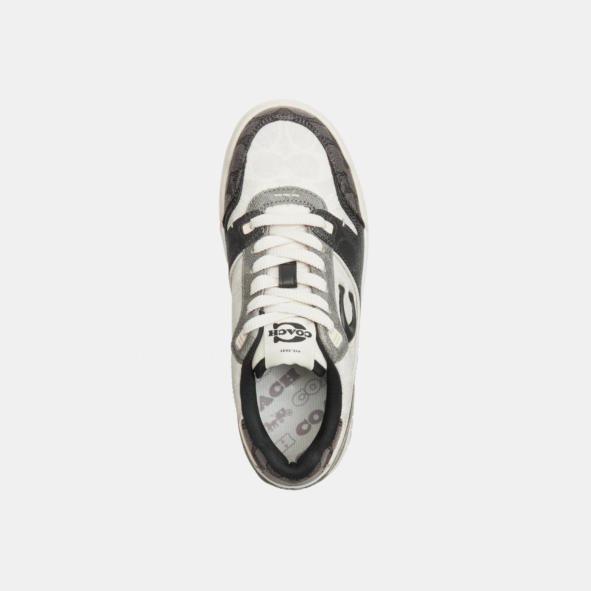 CDE16-Soho Sneaker in Mixed Signature-Black/Chalk
