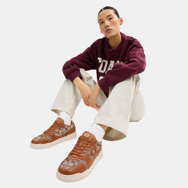 Soho Sneaker in Crystal Signature Jacquard