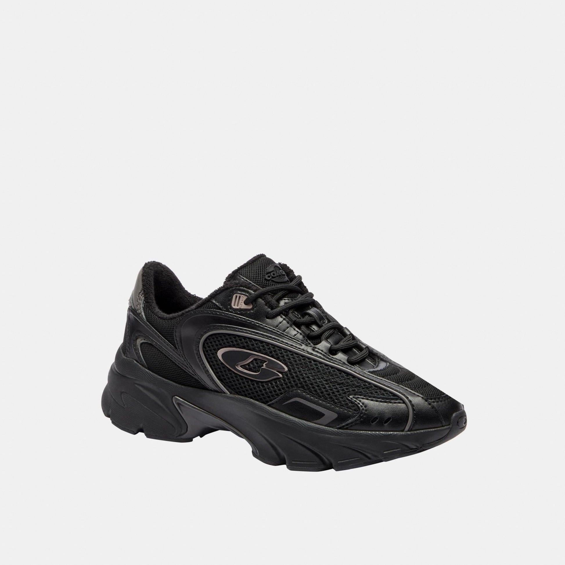 CDE28-Bolt Runner Sneaker-Black/Chalk