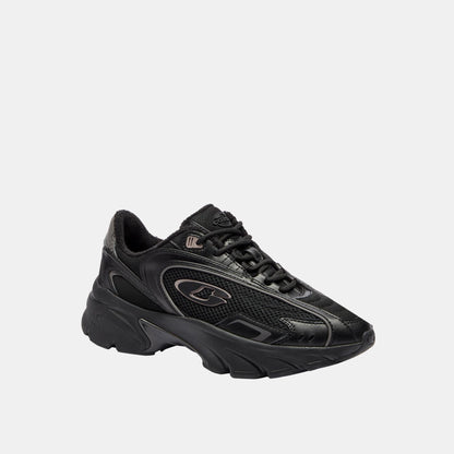 CDE28-Bolt Runner Sneaker-Black/Chalk