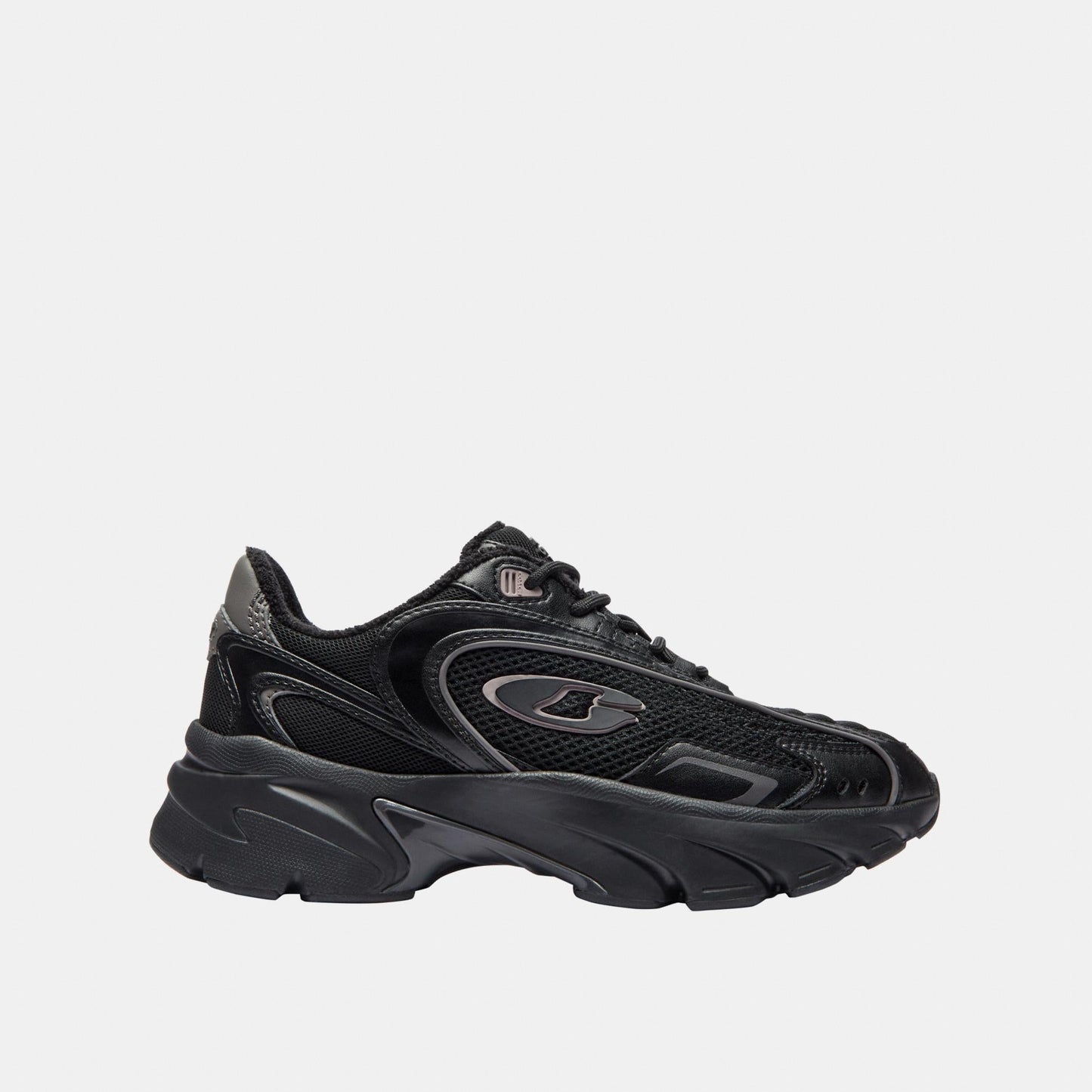 CDE28-Bolt Runner Sneaker-Black/Chalk